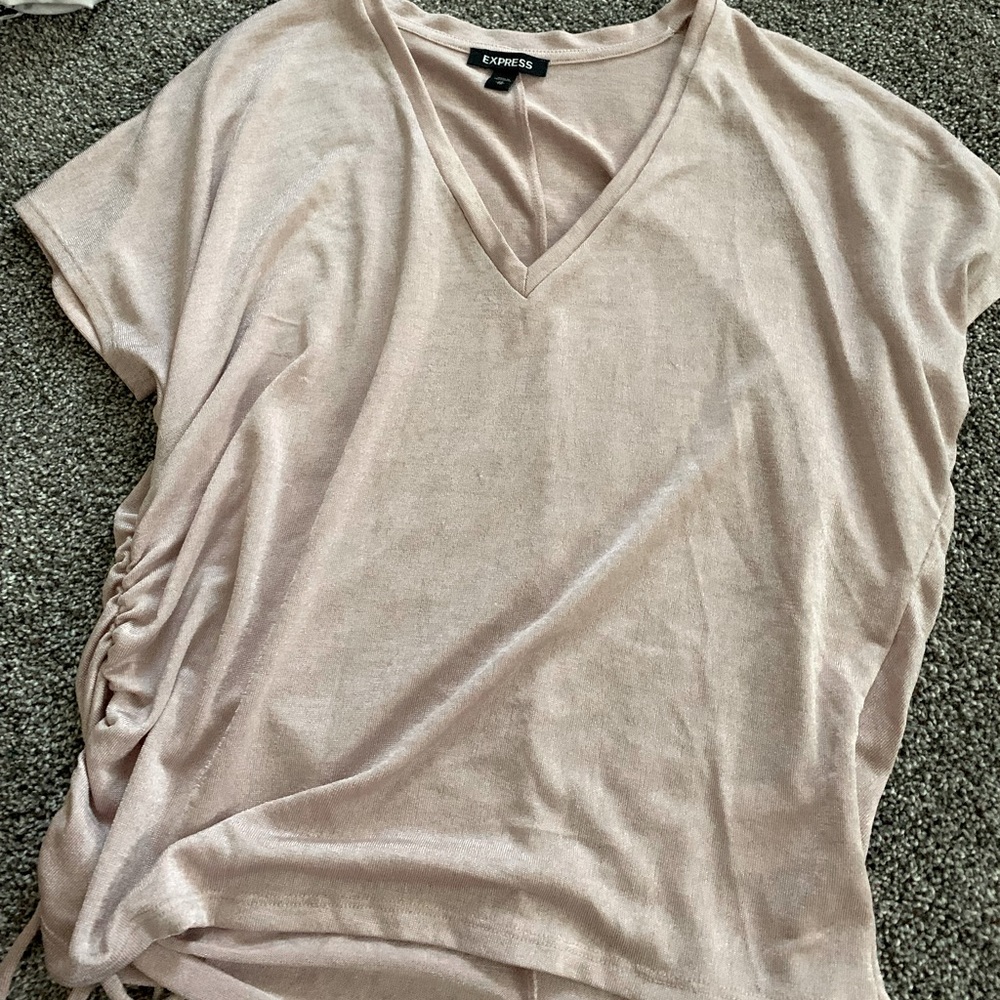 Light pink express shirt. Xs